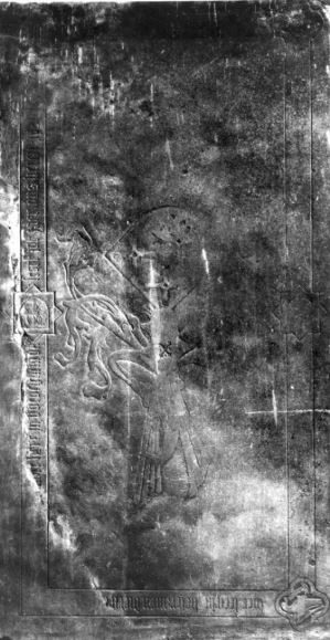 Dalle funéraire de Dierick van der Straeten, 1470, église Saint-Martin de Sint-Martens-Bodegem